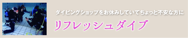 リフレッシュダイブ