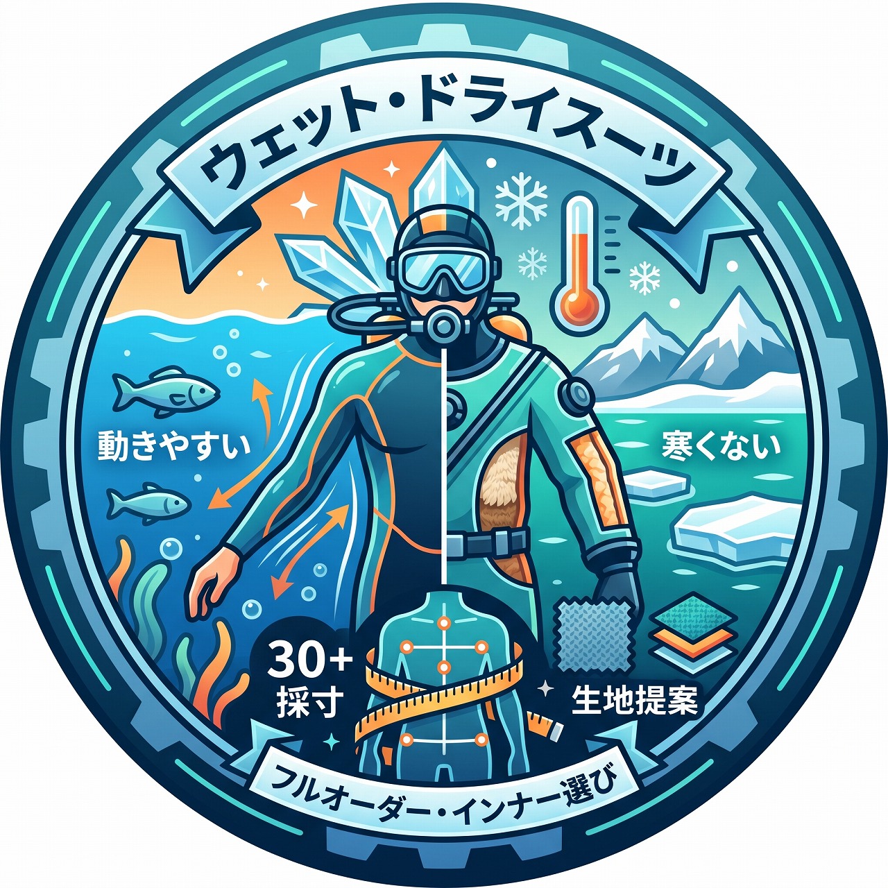 ウェット・ドライスーツ