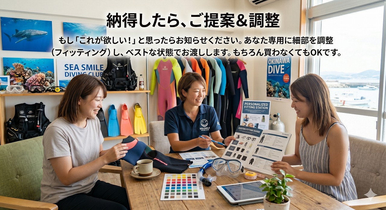 納得したら、ご提案＆調整